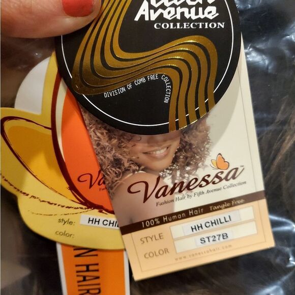 Nwt Vanessa Human Hair Wig-HH Chilli - Picture 2 of 16